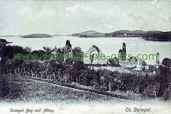 Donegal - Bay and Abbey old photo