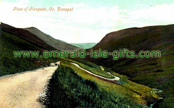 Donegal - Pass of Glengesh - old photo