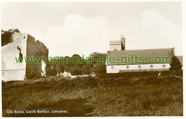 Fermanagh - Lisnaskea - Old Ruins, Castle Balfour