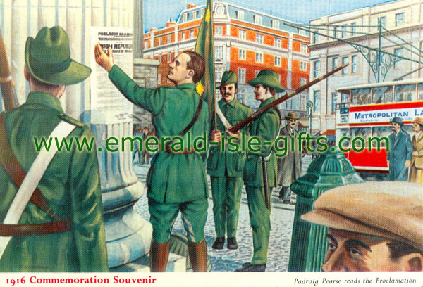 Padraig Pearse reads the Proclamation