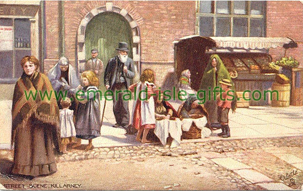 Killarney - Typical Irish street scene