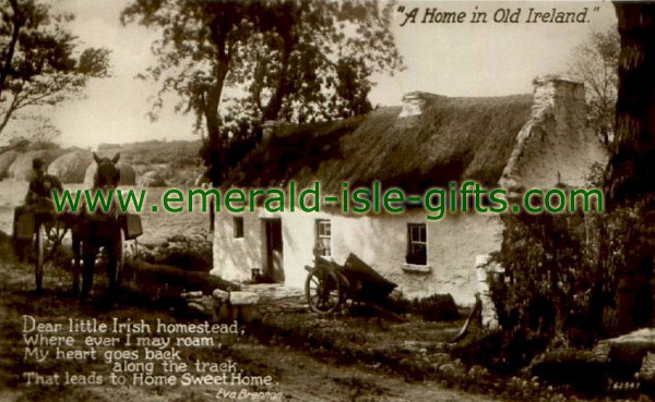 Old Irish b/w photo of the Irish Side Car