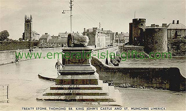 Limerick - Treaty Stone at Thomond Bridge