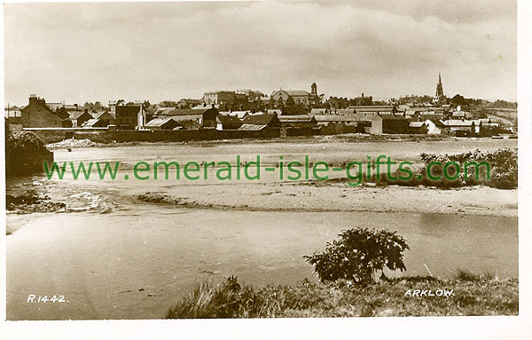 Wicklow - Arklow - b/w Town View