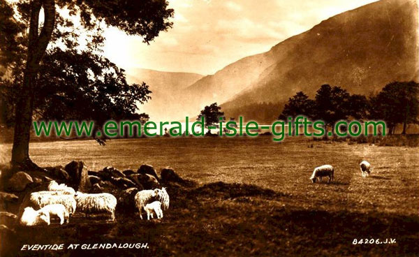 Wicklow - Eventide at Glendalough - old photo