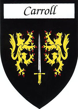 Family Name Stickers - Carroll Coat of Arms