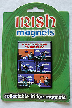 Fridge Magnet - How to Housetrain your Irish Dog Fridge Magnet - How to Housetrain your Irish Dog