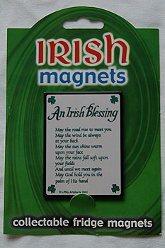 Irish Fridge Magnet - An Irish Blessing Irish Fridge Magnet - An Irish Blessing