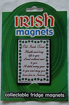 Irish Fridge Magnet - An Irish Toast Irish Fridge Magnet - An Irish Toast