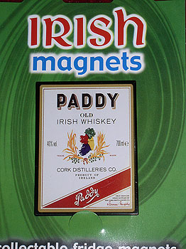 Paddy Irish Whiskey Fridge Magnet Paddy Irish Whiskey Fridge Magnet