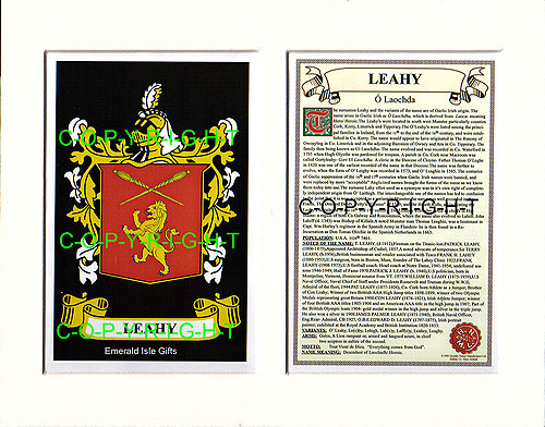 LEACH to LINSAY Family Crest and Name History
