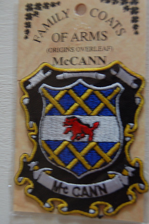 McCann Embroidered Patch - Coat of Arms