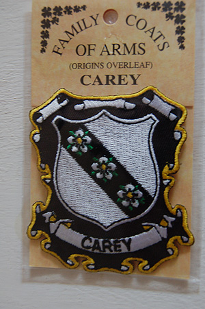 Carey Embroidered Patch - Coat of Arms