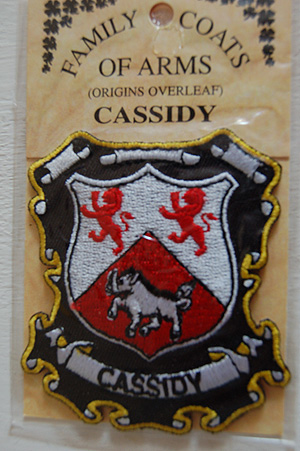 Cassidy Embroidered Patch - Coat of Arms