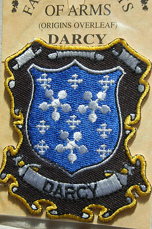 Darcy Embroidered Patch - Coat of Arms