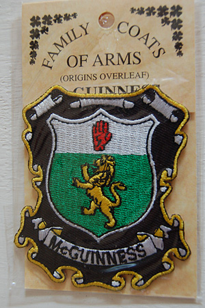 McGuinness Embroidered Patch - Coat of Arms