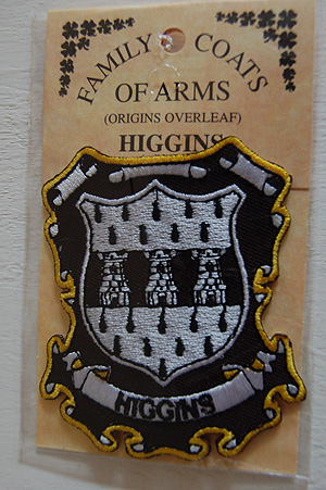 Higgins Embroidered Patch - Coat of Arms