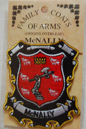 McNally Embroidered Patch - Coat of Arms
