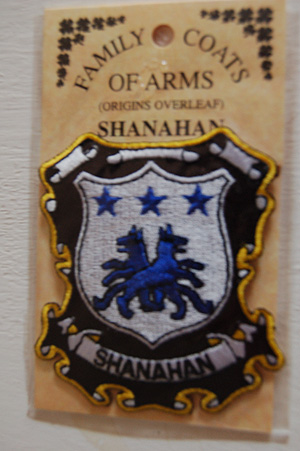 Shanahan Embroidered Patch - Coat of Arms