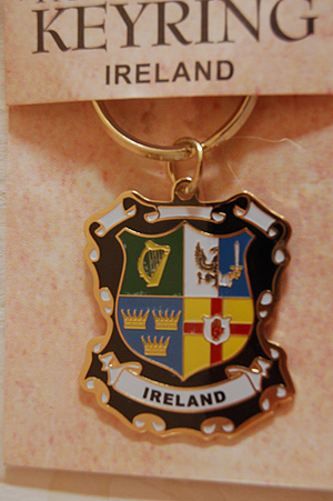 Ireland Keyring Keychain Ireland Keyring Keychain
(generic Irish keyring)