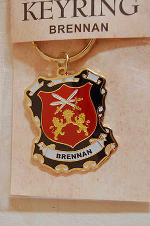 Brennan Keyring Keychain - Coat of Arms