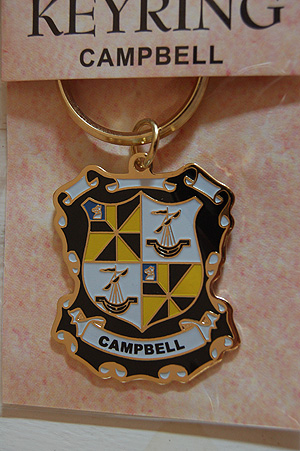 Campbell Keyring Keychain - Coat of Arms