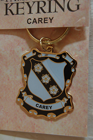 Carey Keyring Keychain - Coat of Arms