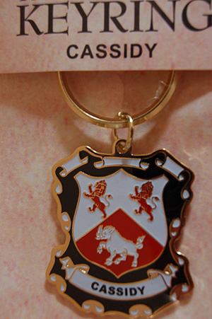 Cassidy Keyring Keychain - Coat of Arms
