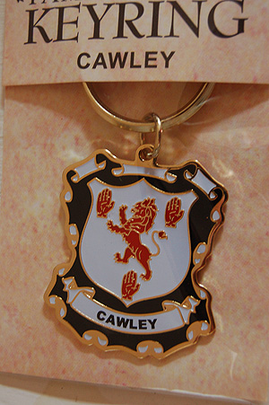 Cawley Keyring Keychain - Coat of Arms