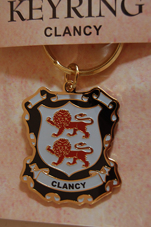 Clancy Keyring Keychain - Coat of Arms