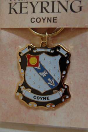 Coyne Keyring Keychain - Coat of Arms