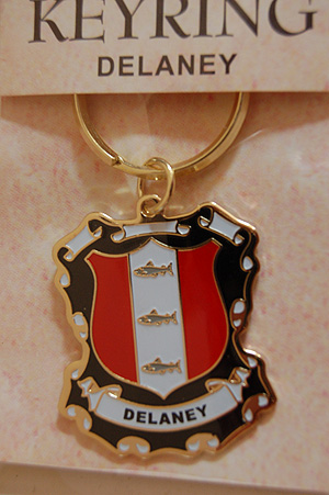 Delaney Keyring Keychain - Coat of Arms