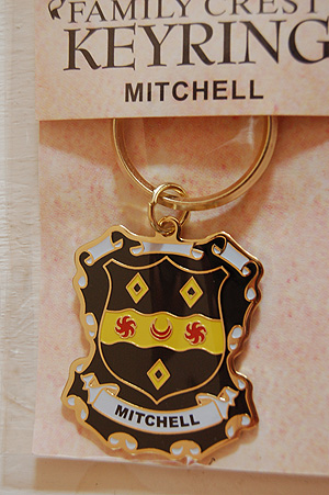 Mitchell Keyring Keychain - Coat of Arms