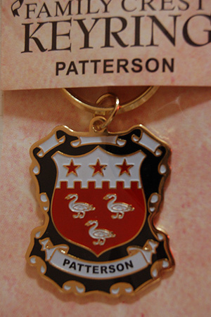 Patterson Keyring Keychain - Coat of Arms