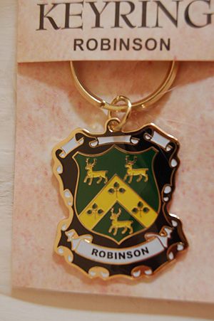 Robinson Keyring Keychain - Coat of Arms