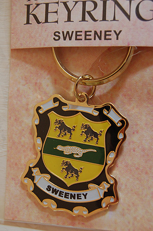 Sweeney Keyring Keychain - Coat of Arms