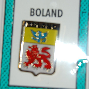 Boland Pin Lapel Clip Badge - Coat of Arms