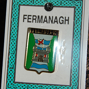 Fermanagh County Irish Pin Lapel Clip Badge Fermanagh County Irish Pin Lapel Clip Badge
(Show your support)