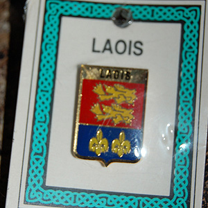 Laois County Irish Pin Lapel Clip Badge