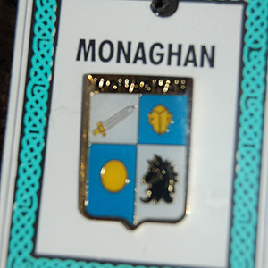 Monaghan County Irish Pin Lapel Clip Badge