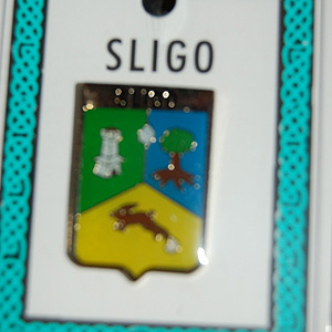 Sligo County Irish Pin Lapel Clip Badge Sligo County Irish Pin Lapel Clip Badge
(Support your County !)