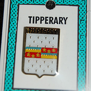 Tipperary County Irish Pin Lapel Clip Badge Tipperary County Irish Pin Lapel Clip Badge
(The Premier County)
