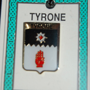 Tyrone County Irish Pin Lapel Clip Badge