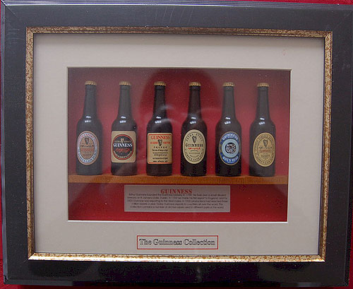 irish wall plaques guinness irish miniature beer bottle collection