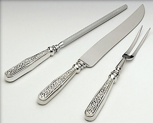 Pewter Cutlery Tableware Celtic  Pewter Cake  Knife  