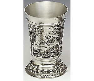 Ducks Pewter Beaker