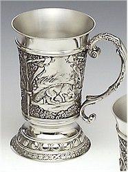 Fox Irish Pewter Tankard