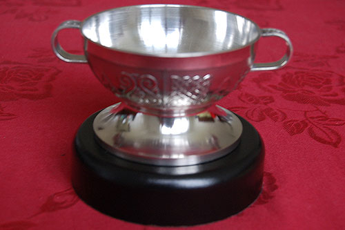 Ardagh Chalice Inspired replica Ardagh Chalice Inspired replica
(Mullingar Pewter)