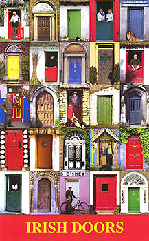 Traditional Doors Of Ireland Irish Poster
