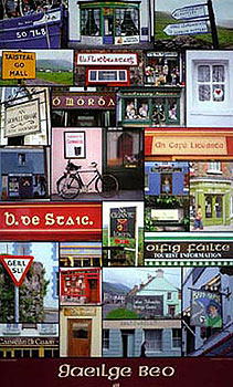 Gaeilge Beo Irish Language Poster Gaeilge Beo Irish Language Poster
